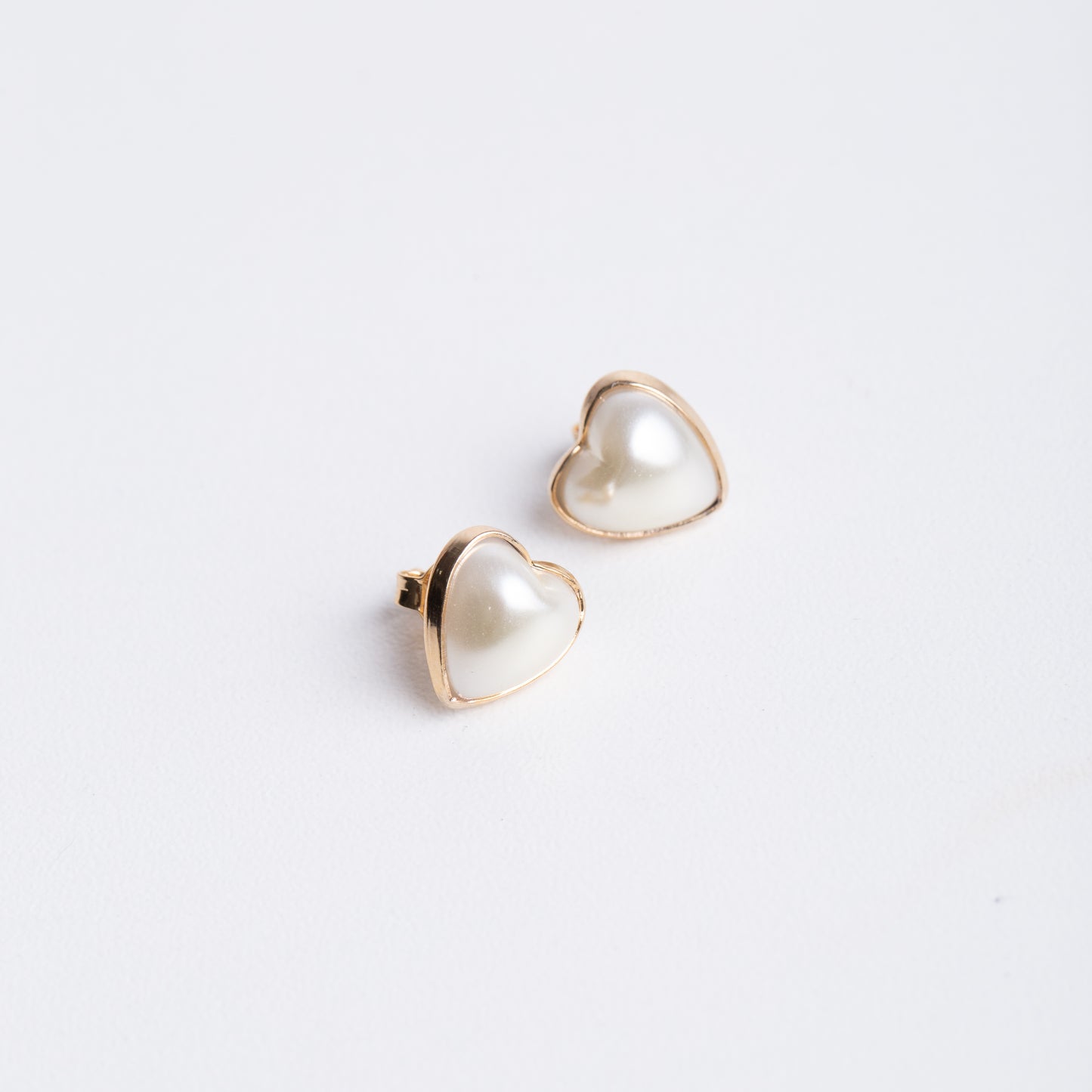 Heart Pearl Earrings