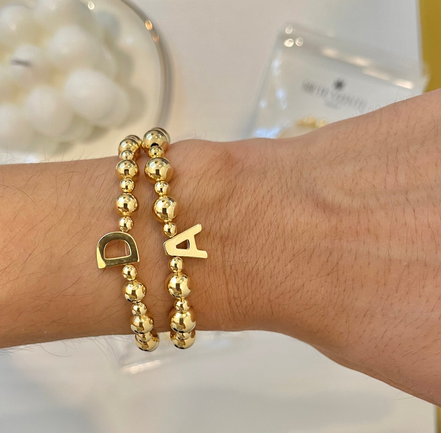 Gold Initial Bracelet