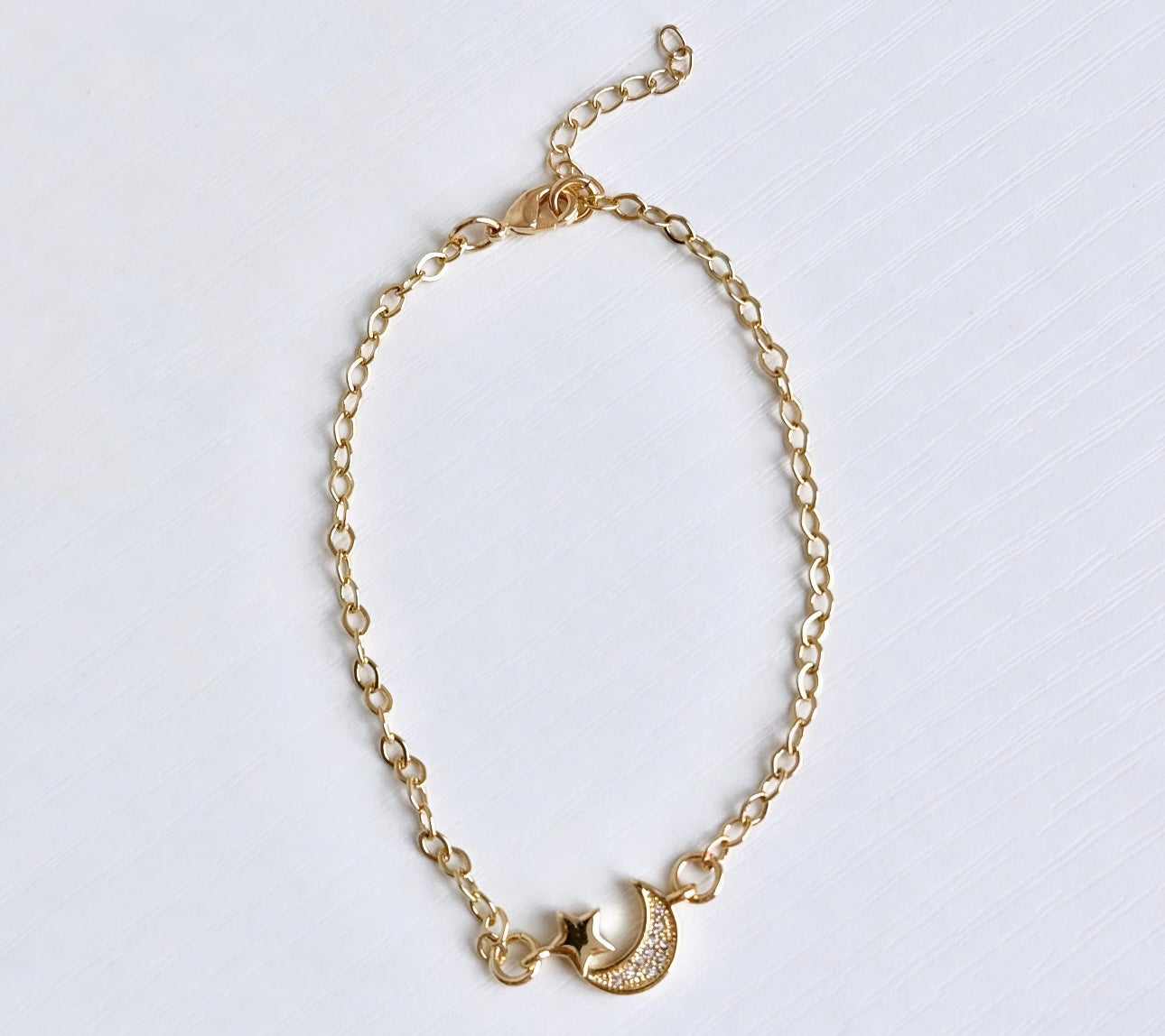 Moon and Star Bracelet