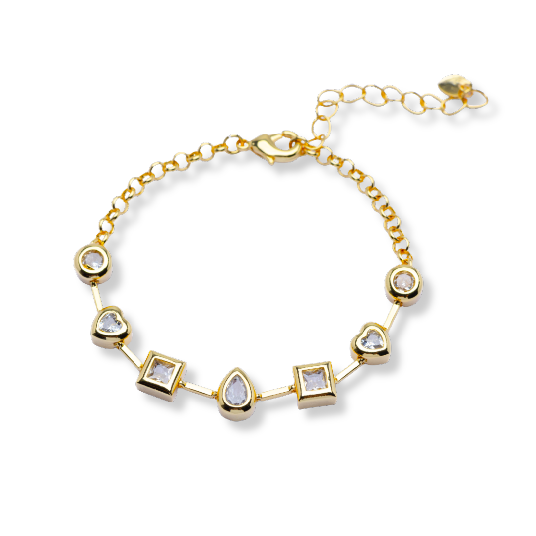 Crystal Shapes Bracelet