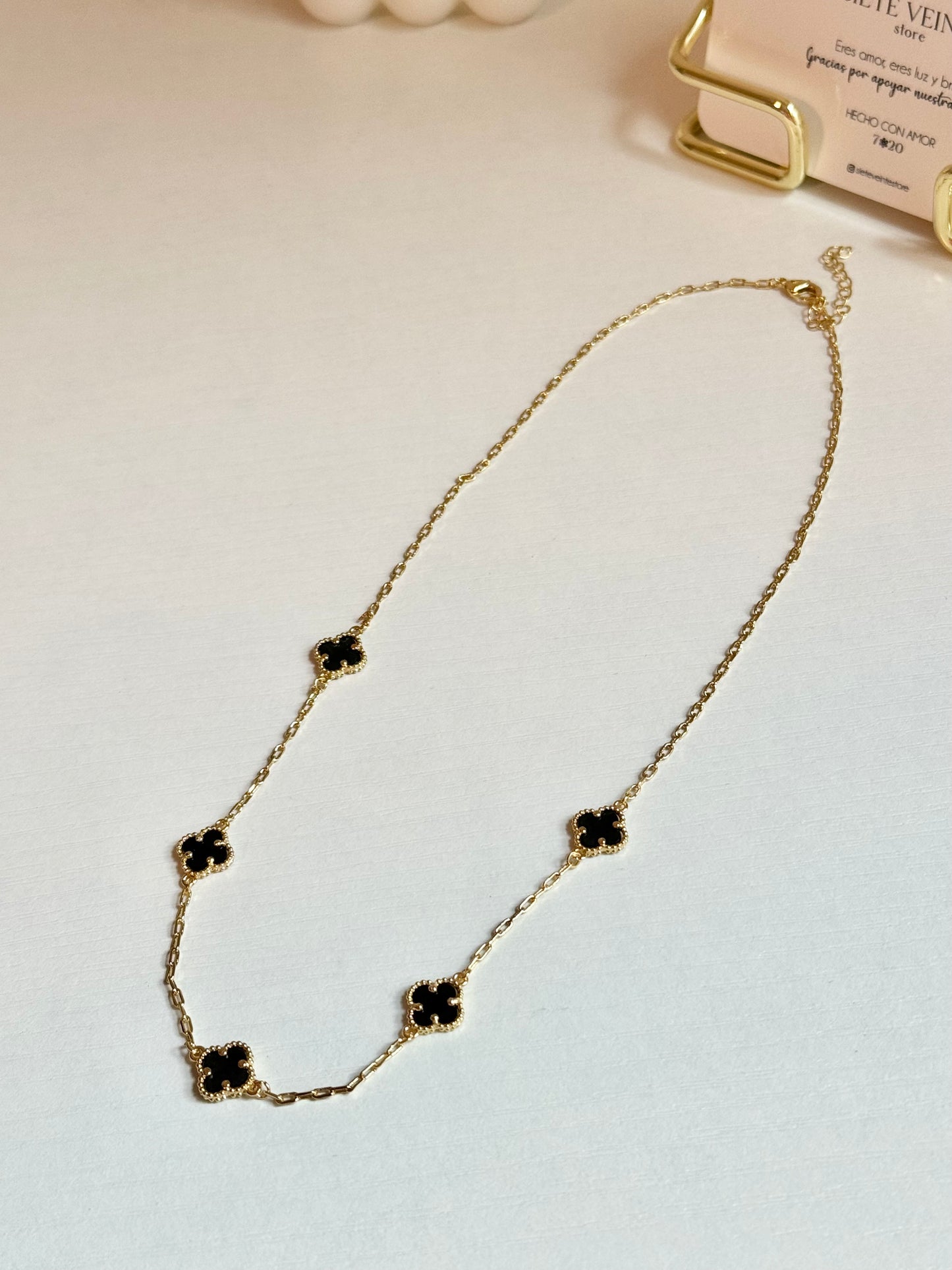 Black Clover Necklace