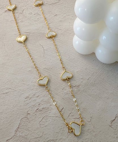 White Hearts Chain