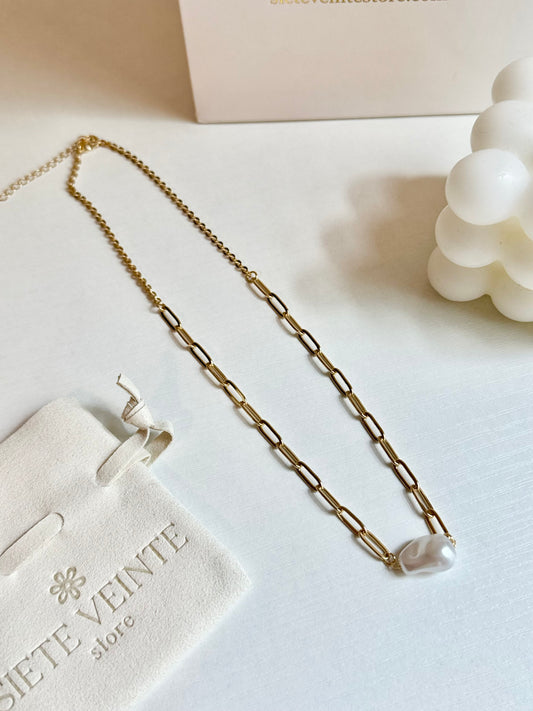 Clip Chain with Pearl