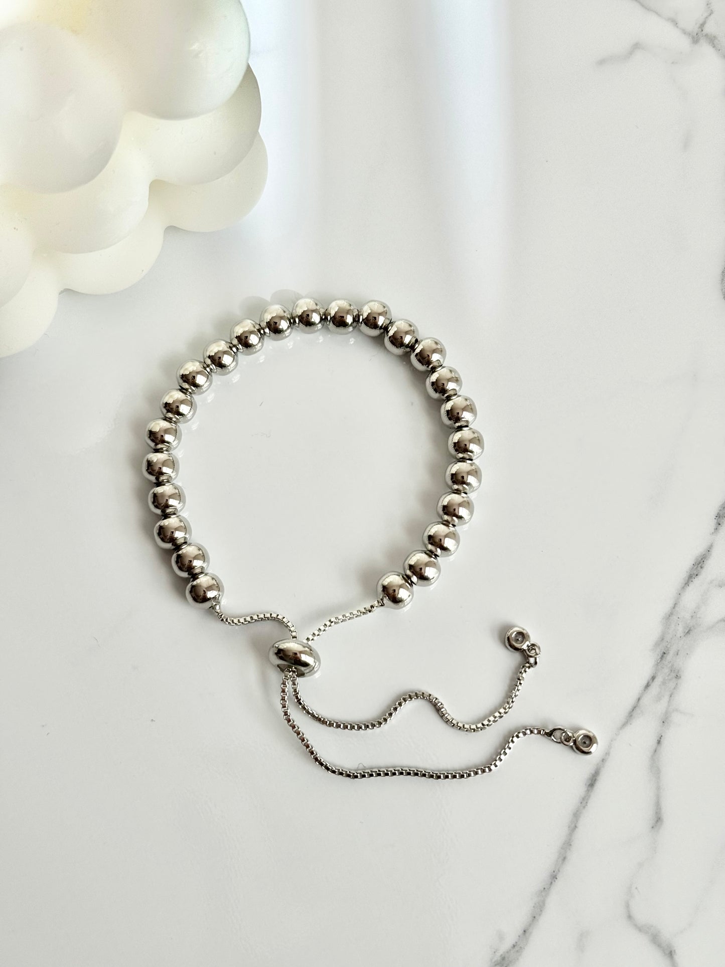 Adjustable Silver Bracelet