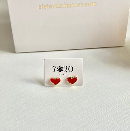 Mini Heart Studs