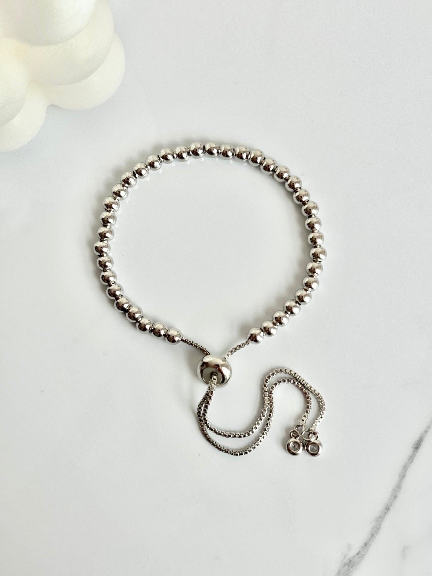 Adjustable Silver Bracelet