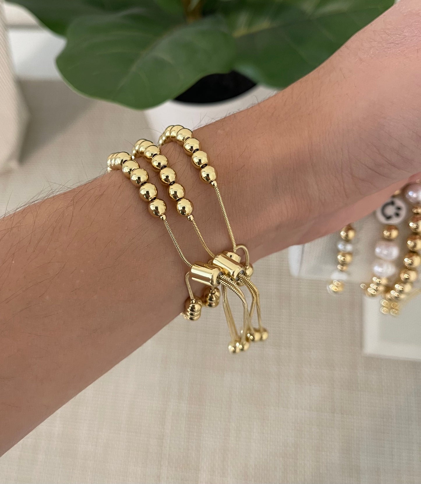 Adjustable Gold Bracelet