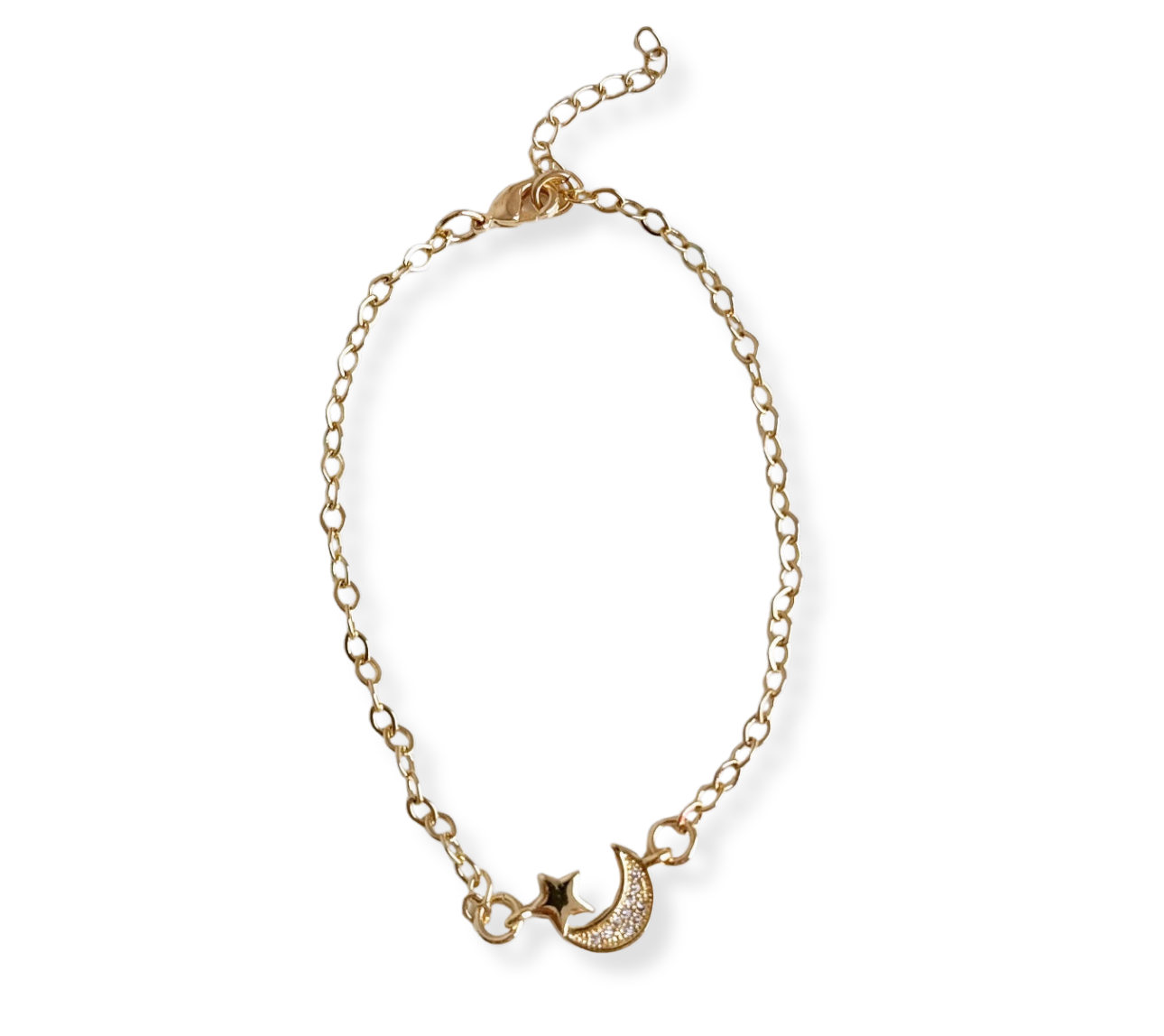 Moon and Star Bracelet