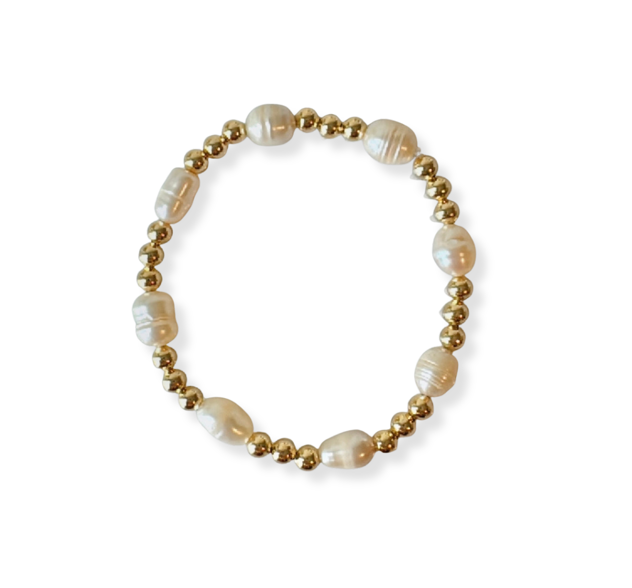 Pearl and Gold Bracelet