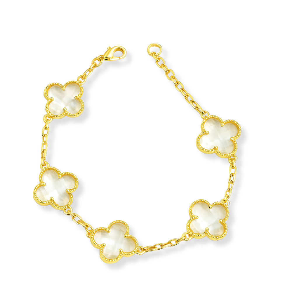 Clear Clover Bracelet