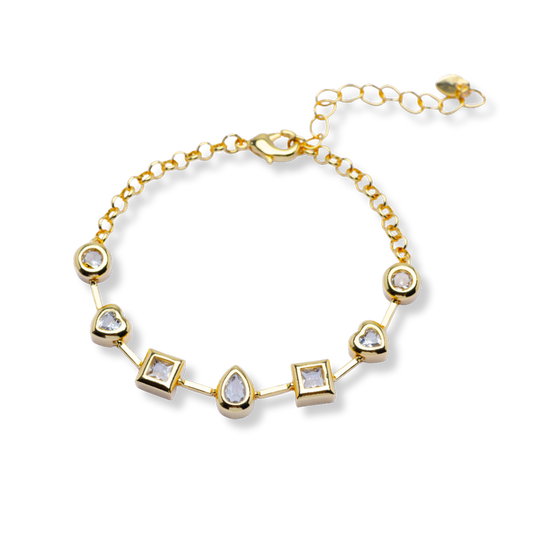 Crystal Shapes Bracelet
