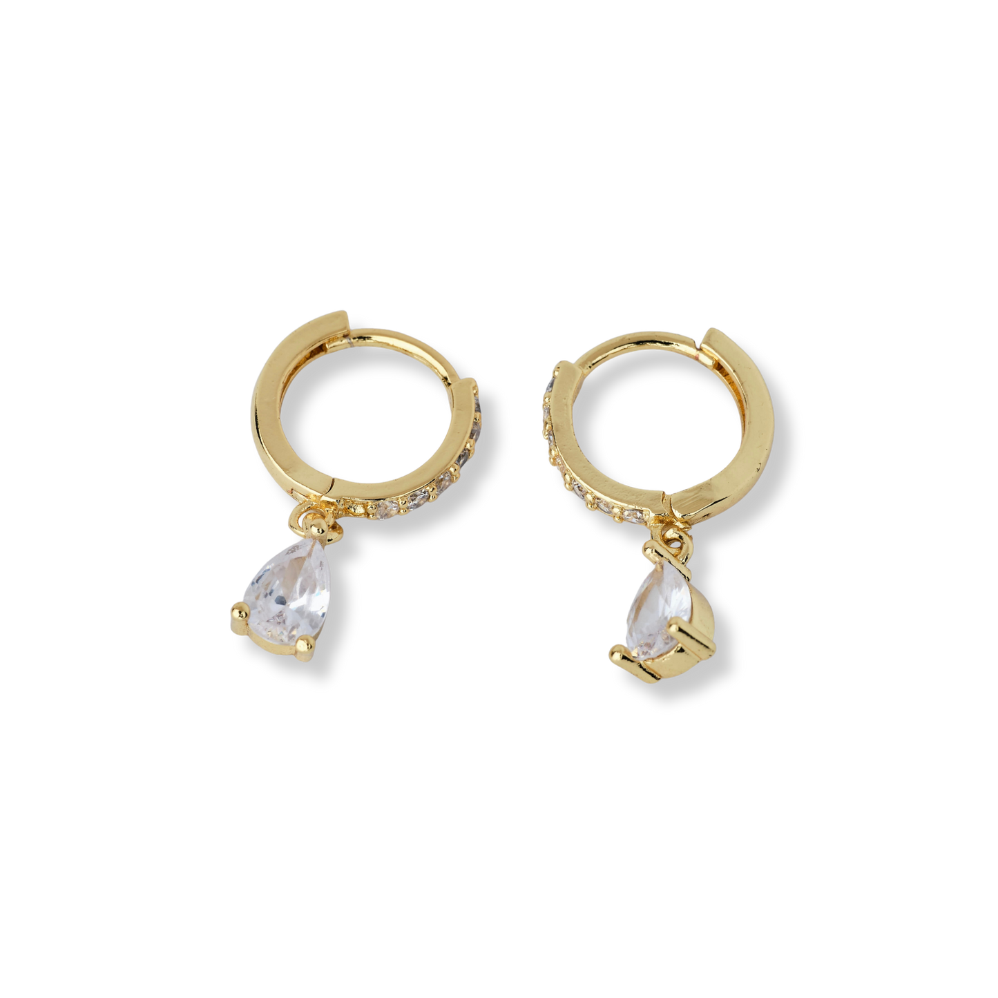 Clear Drop Hoops