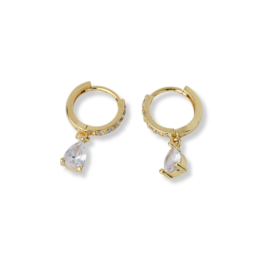 Clear Drop Hoops